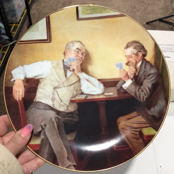 Edwin M. Knowles Best Friends by Norman Rockwell collector plate - Picture 2 of 10